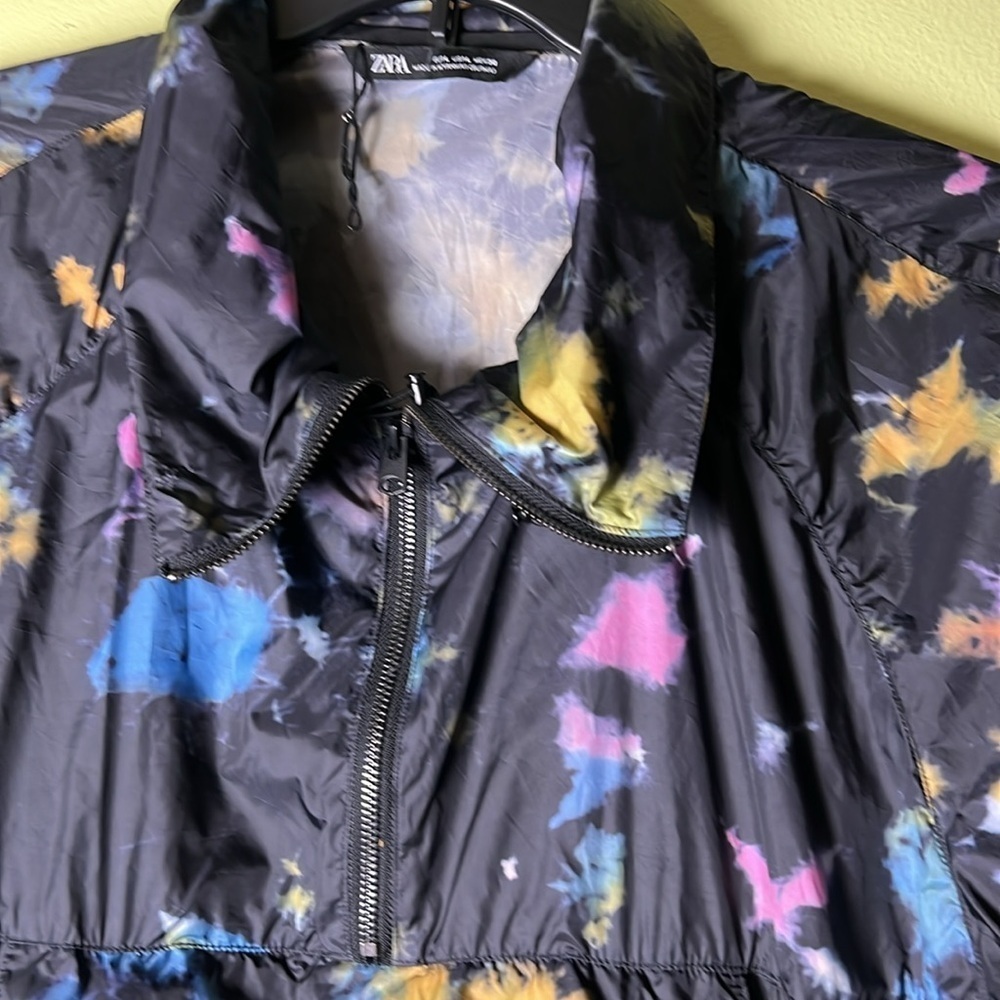 Zara Multicolor tie-dye Women's windbreaker Jacket - Picture 4 of 8